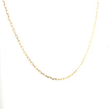 Cadena (mini clip) 45cm en oro amarillo 18k