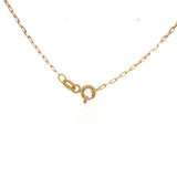 Cadena (mini clip) 45cm en oro amarillo 18k