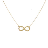 Collar (infinito) en oro amarillo 18kt. 40-43cm