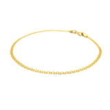 Pulsera en oro amarillo 18k. 19cm