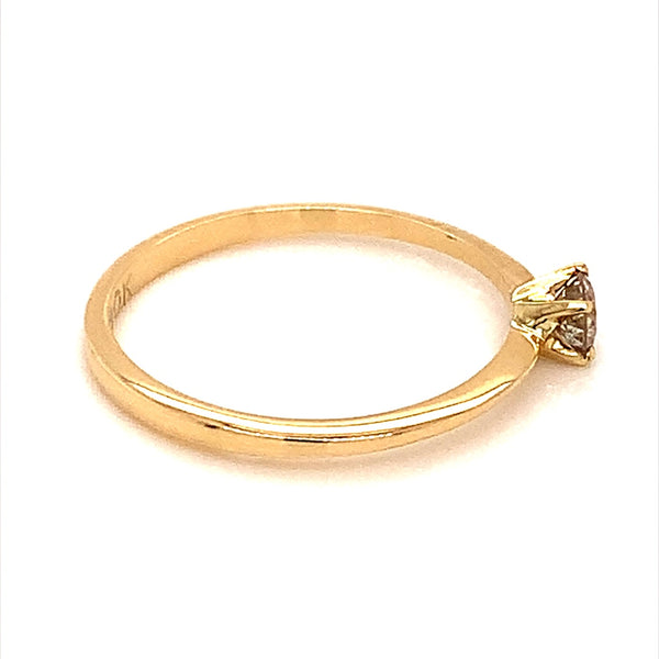 (SOFIA) Anillo con diamantes en oro amarillo 10k  ANTES: $699.00