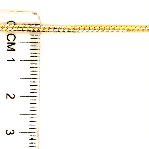 Pulsera (lomo de corvina) en oro amarillo 10kt 20cm