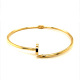 Caña (clavo) en oro amarillo 10k