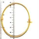 Caña (clavo) en oro amarillo 10k