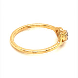 (SOFIA) Anillo con diamantes en oro amarillo 10k  ANTES: $219.00