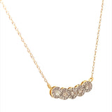 (SOFIA) Collar con diamantes en oro amarillo 10kt.  ANTES: $369.00