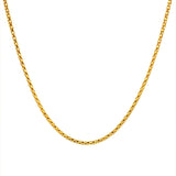 Cadena (bismark) 45cm en oro amarillo 18kt