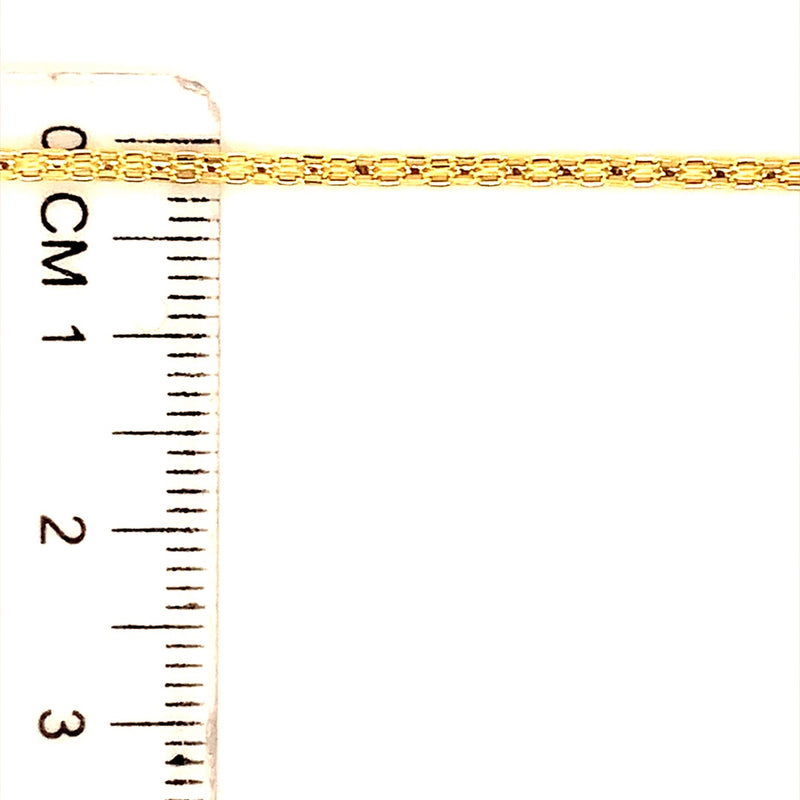 Cadena (bismark) 45cm en oro amarillo 18kt