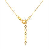 Collar (cruz) en oro amarillo 10kt. 42/45cm