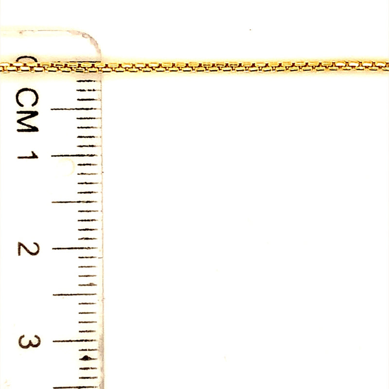 Cadena (franco) en oro amarillo 10kt. 45cm