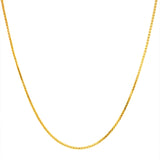 Cadena (franco) en oro amarillo 10kt. 50cm
