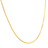 Cadena (franco) en oro amarillo 10kt. 50cm
