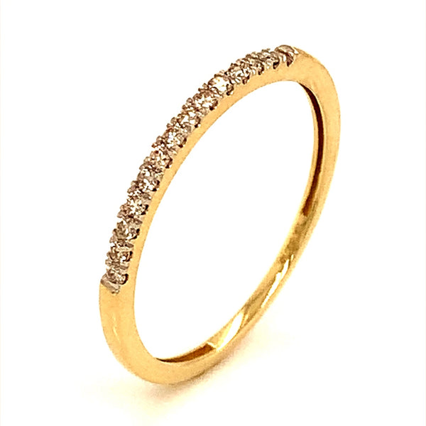 (SOFIA) Set de anillos (corazón) de diamantes en oro amarillo 10Kt.  ANTES: $599.00