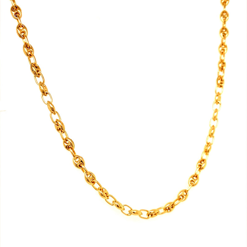 Cadena (gucci) en oro amarillo 18k 50cm