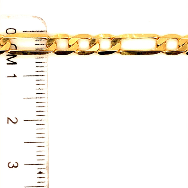Pulsera (Cartier maciza) en oro amarillo 18k. 21cm
