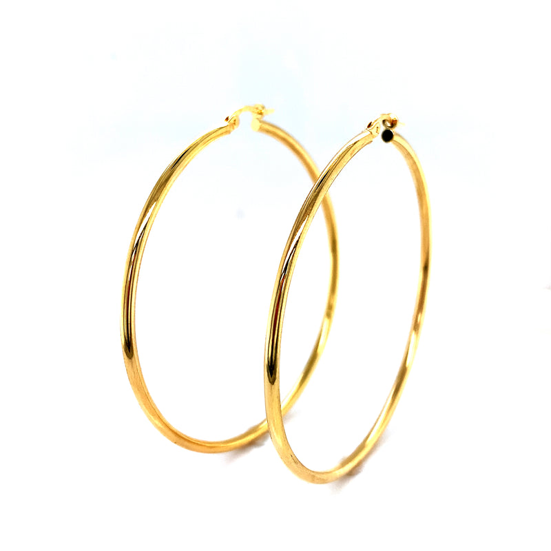 Argollas en oro amarillo 18k