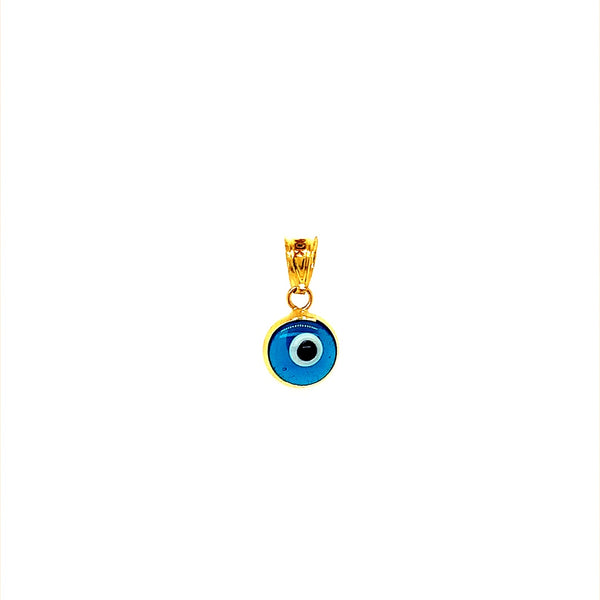Dije (ojo turco) en oro amarillo 10kt