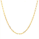 Cadena (clip) 50cm en oro amarillo 18k