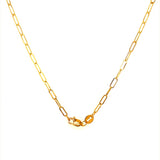 Cadena (clip) 60cm en oro amarillo 18k