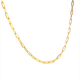 Cadena (clip) 45cm en oro amarillo 18k