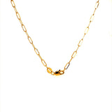 Cadena (clip) 45cm en oro amarillo 18k