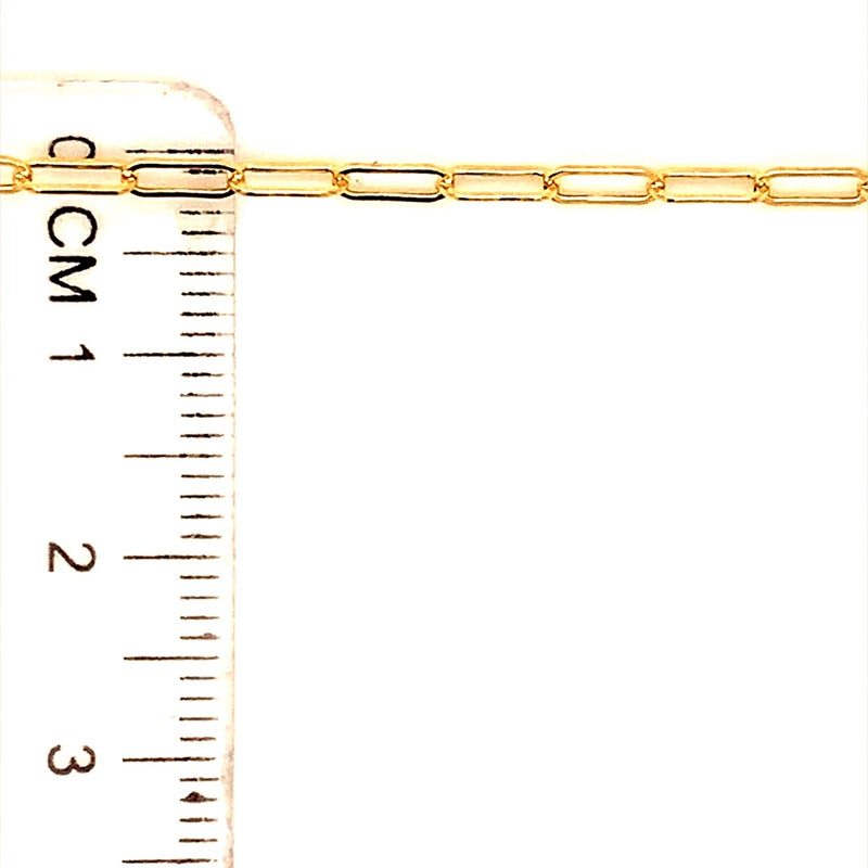 Cadena (clip) 45cm en oro amarillo 18k