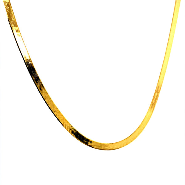 Cadena (omega) 45cm en oro amarillo 18k