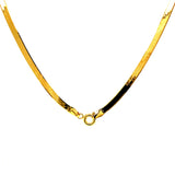 Cadena (omega) 45cm en oro amarillo 18k