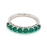 Anillo con esmeralda en plata 925