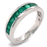 Anillo con esmeralda en plata 925