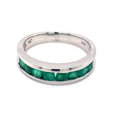 Anillo con esmeralda en plata 925