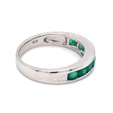 Anillo con esmeralda en plata 925