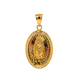 Dije (Virgen de Guadalupe) en oro tres tonos 10k