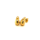 Aretes en oro amarillo 10kt.