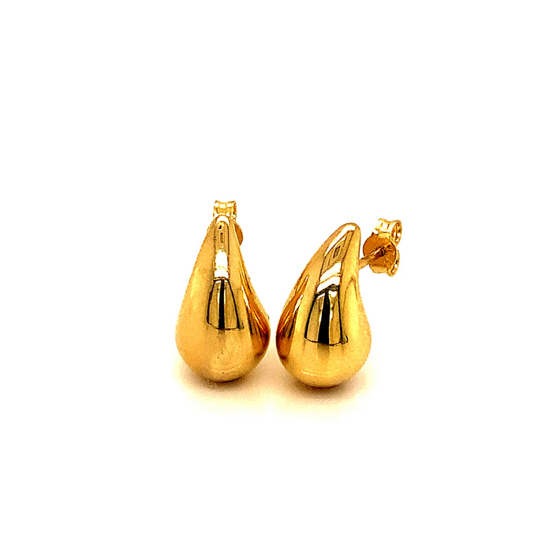 Aretes en oro amarillo 10kt.