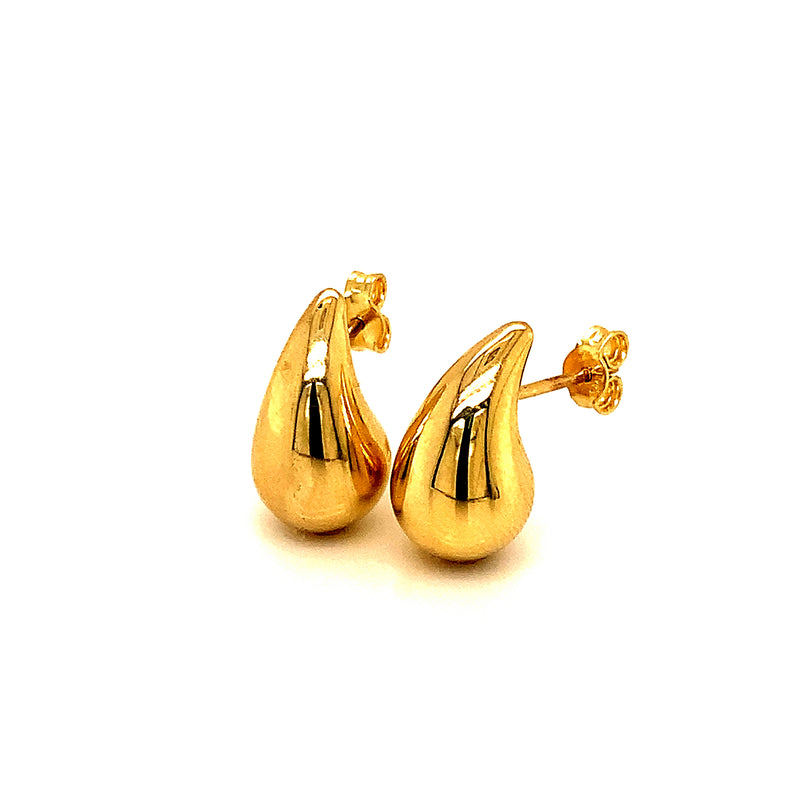 Aretes en oro amarillo 10kt.