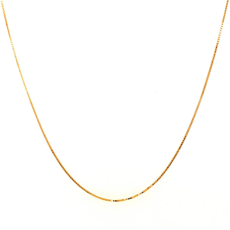 Cadena ajustable en oro amarillo 18kt