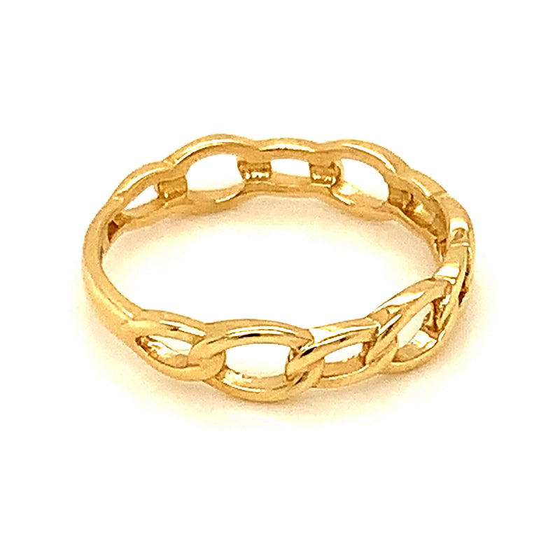 Anillo para niñas en oro amarillo 10k