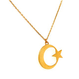 Collar (islam) en oro amarillo 10kt. 42/45cm