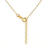 Collar (islam) en oro amarillo 10kt. 42/45cm