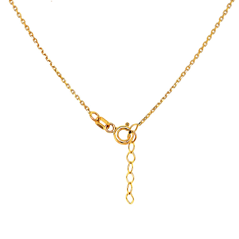 Collar (árbol de la vida) en oro amarillo 10kt. 42.5/44.5cm