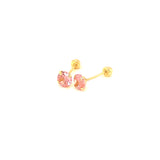 Aretes para bebés en oro amarillo 10kt