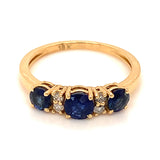 Anillo de zafiro en oro amarillo 18k ANTES: $829.00