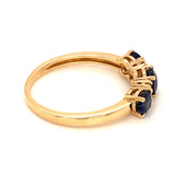 Anillo de zafiro en oro amarillo 18k ANTES: $829.00