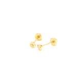 Aretes para bebé en oro amarillo 10kt