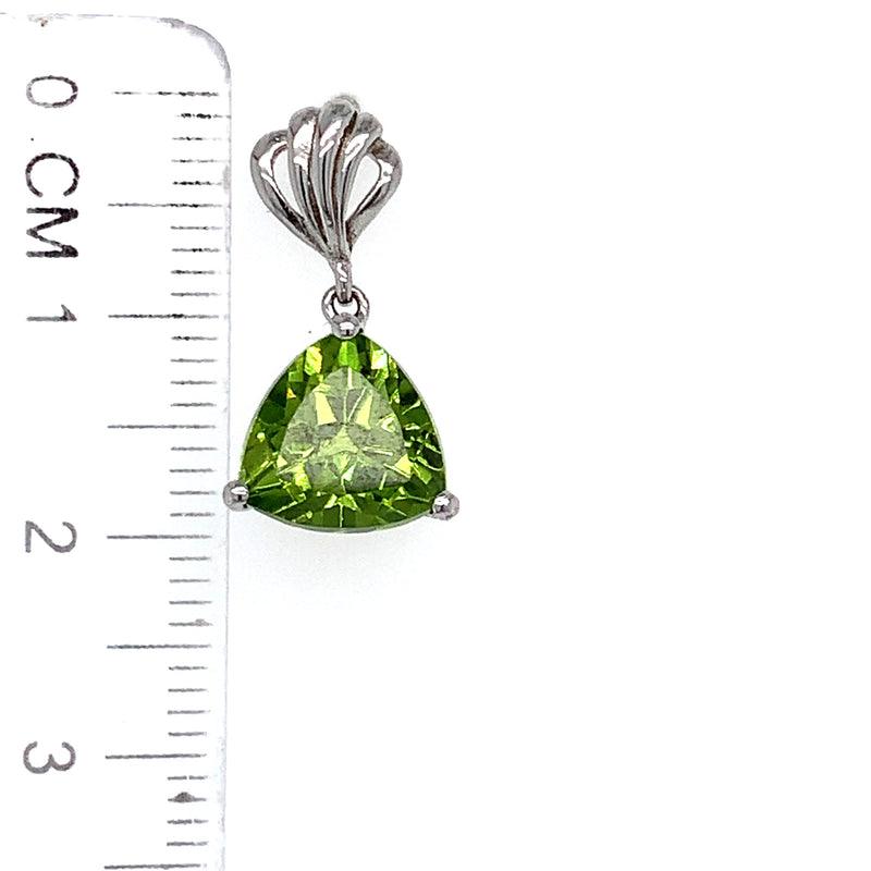 Aretes de cuarzo peridoto en plata 925