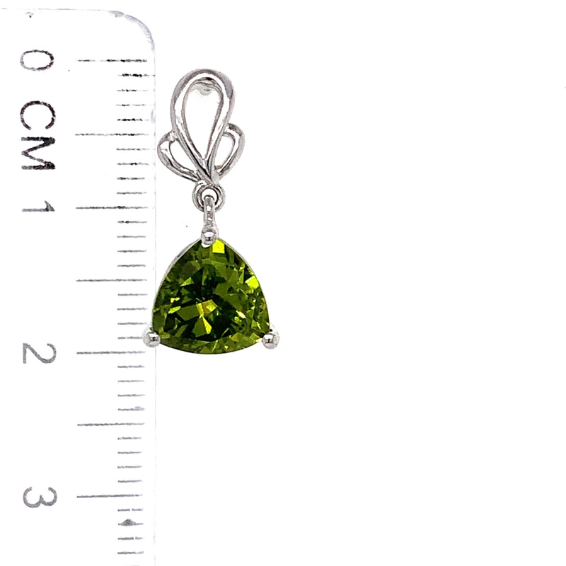 Aretes de cuarzo peridoto en plata 925