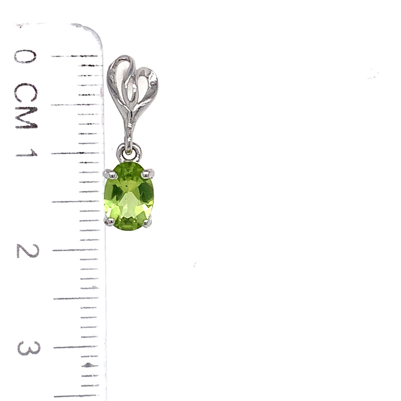 Aretes de cuarzo peridoto en plata 925