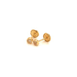 Aretes para bebé en oro amarillo 10kt