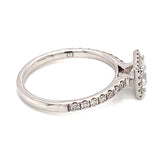 (MIA) Anillo con diamantes en oro blanco 18kt.